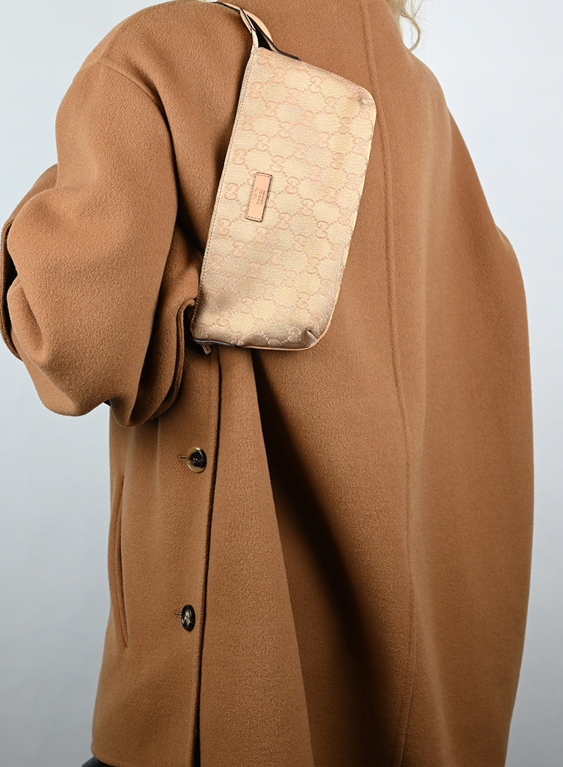 Gucci Pink Gold Fabric Handbag for Women - Elegant Designer Tote for Work, Travel & Everyday Use