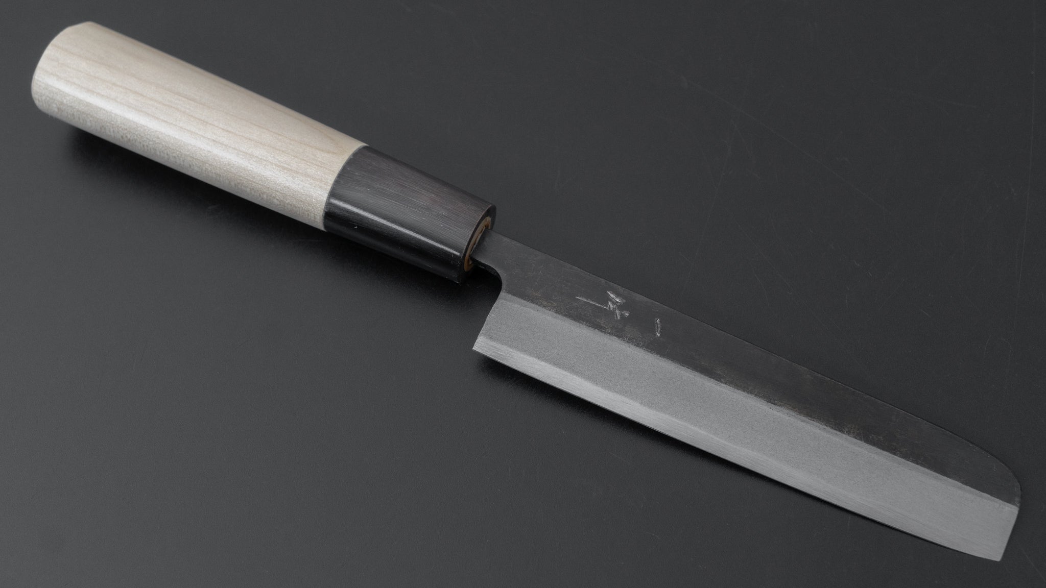 Hitohira Tosa Kurouchi Nagoya Saki 105mm Japanese Kitchen Knife with Ho Wood Handle - Perfect for Sushi, Sashimi & Precision Cutting