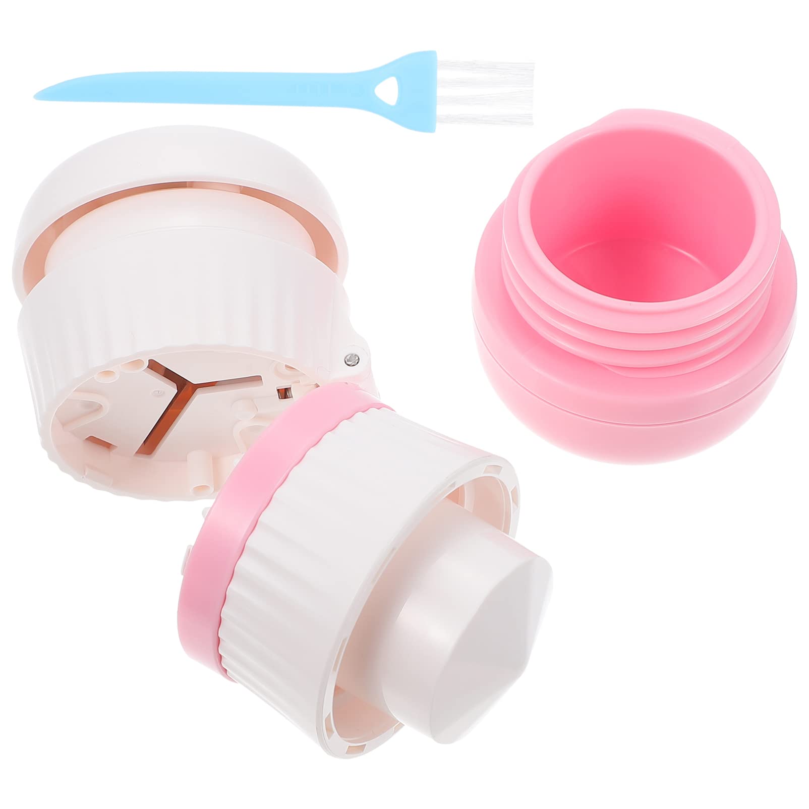 ARTIBETTER Portable Pill Crusher & Cutter - Multifunctional Medicine Grinder, Pill Splitter & Vitamin Organizer - Travel & Home Use - Compact Pink Pill Box for Easy Medication Management