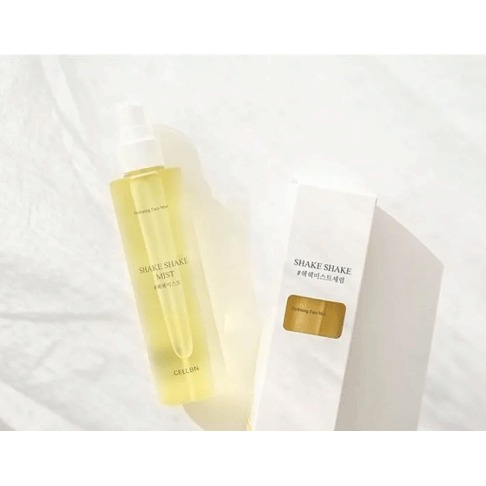 CELLBN Shake Shake Mist Serum 155ml - Hydrating Facial Spray for Dry Skin, Refreshing & Moisturizing Face Mist with Hyaluronic Acid & Vitamin E - Perfect for Travel, Gym & Daily Skincare Routine