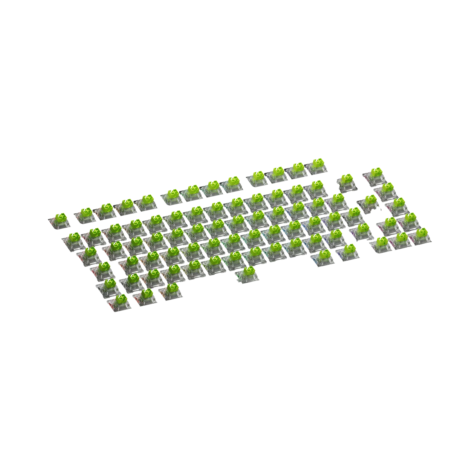 Glorious Raptor Standard HE ANSI 75 Mechanical Keyboard Switches - Smooth Linear Switches for Gaming & Typing | Perfect for PC, Mac & Custom Keyboard Builds