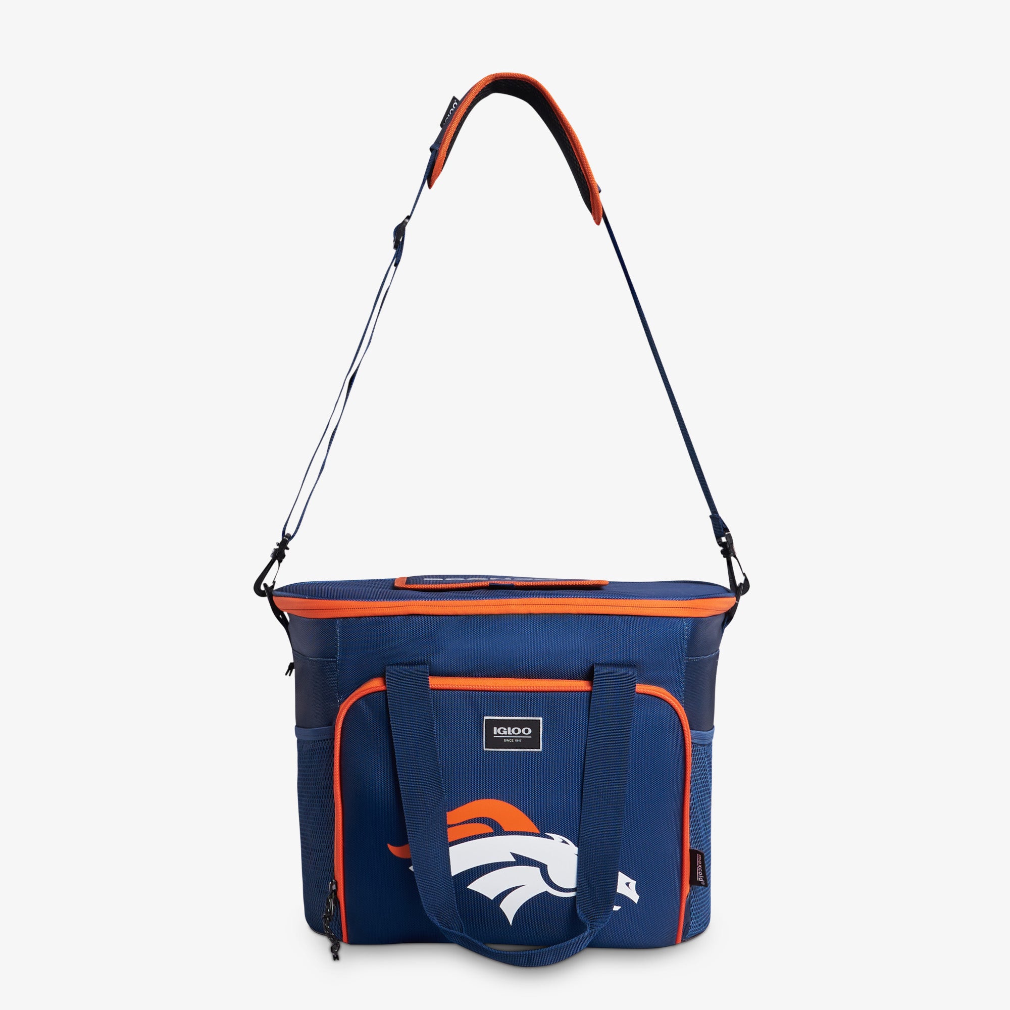 Denver Broncos NFL Team Logo Insulated Tailgate Tote Bag - Perfect for Game Day, Picnics, and Outdoor Parties