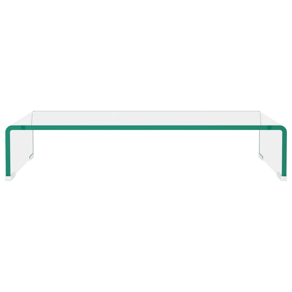 Clear Glass TV Stand Riser - 23.6