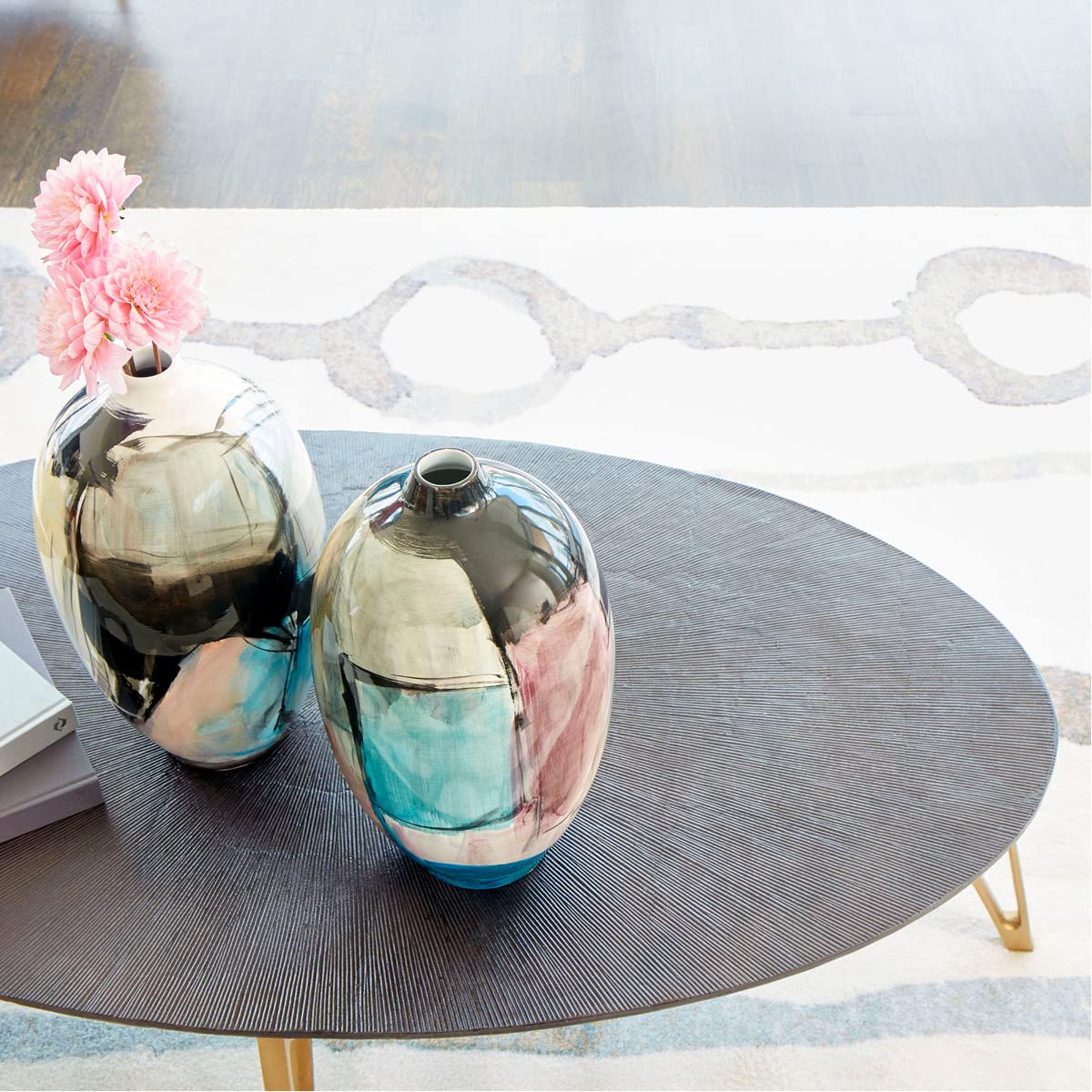 Cyan Design Carmen 2-Piece Vase and Planter Set - Elegant Home Decor for Flowers & Plants | Perfect for Living Room, Dining Table, and Office Decor