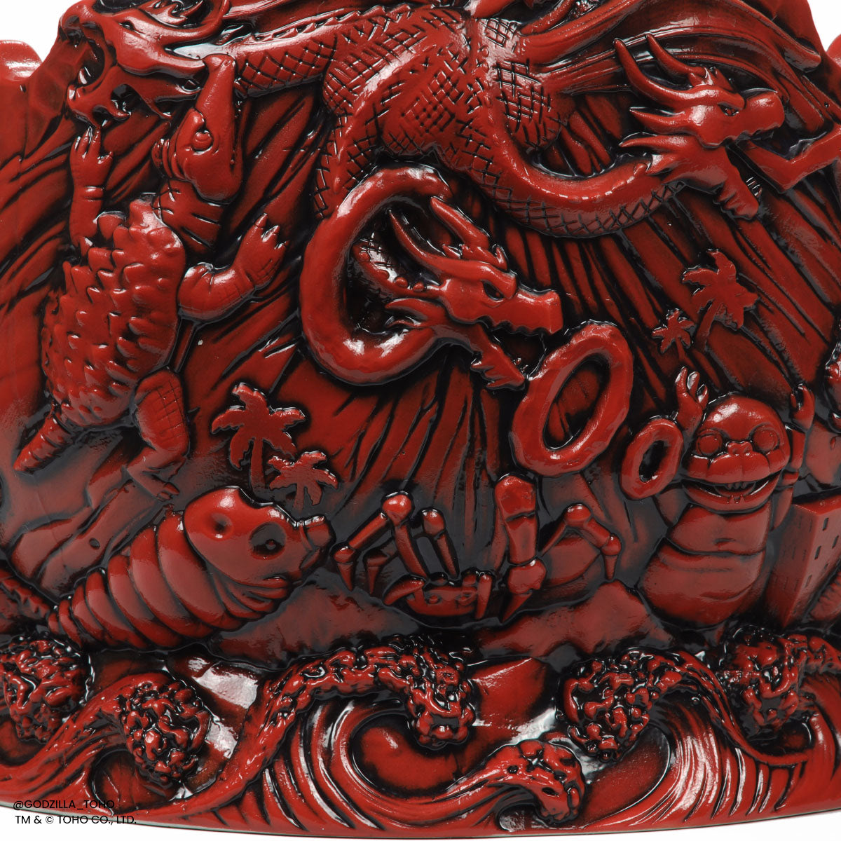 Godzilla Destroy All Monsters Scorpion Bowl - Fire Dragon Variant Collectible Figure | MonsterVerse Action Figure for Display & Collection | Perfect for Fans, Home Decor & Gifts