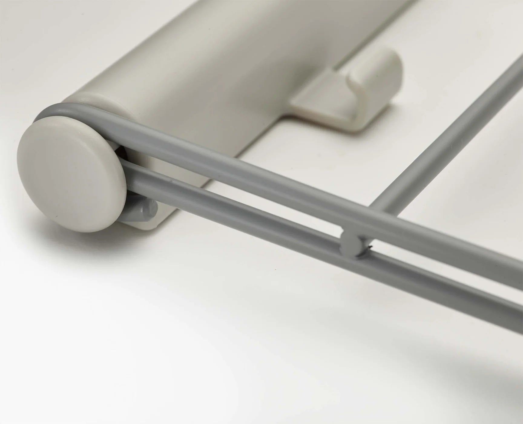 Orderly Belt, Tie & Scarf Rail Organizer - Premium Ecru Storage Solution for Closet & Wardrobe Organization