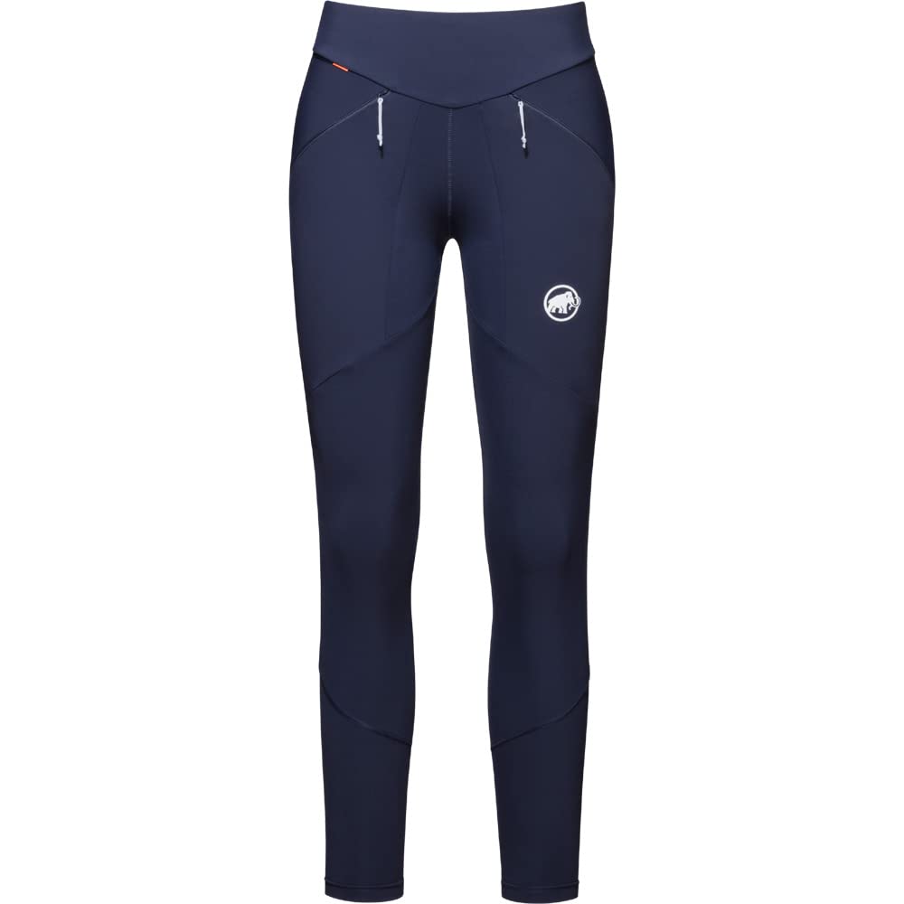 Mammut Aenergy Light Tights for Women - High-Performance Hiking & Running Leggings, Breathable & Quick-Dry, Marine Blue, Size XL (1022-01780-5118-116) - Perfect for Trail Running, Yoga & Outdoor Adventures