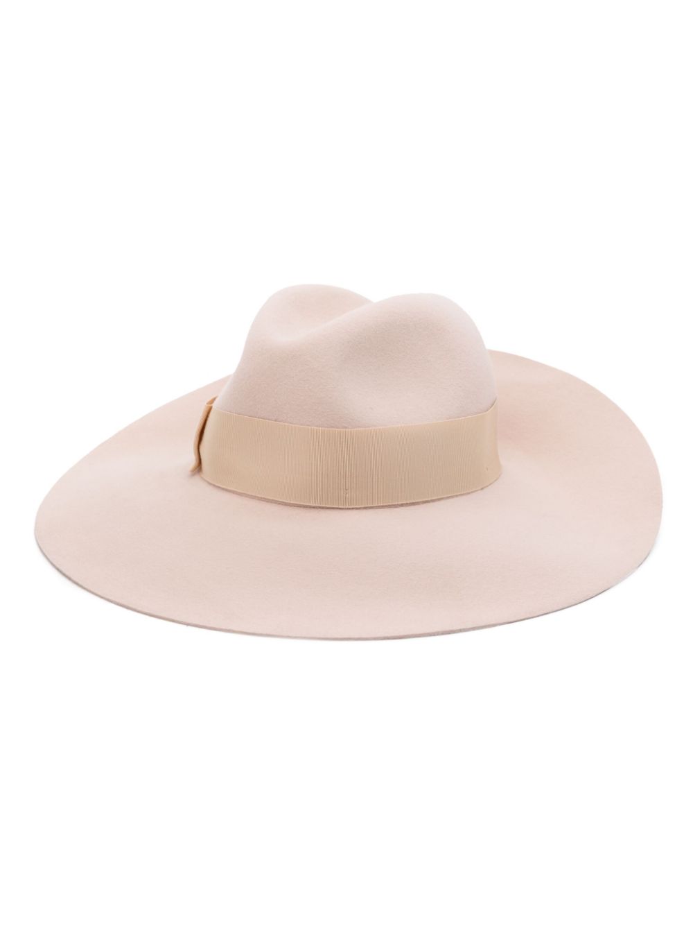 Borsalino Beige Fedora Hat for Men & Women - Classic Wool Felt Dress Hat for Fashion, Outdoor & Special Occasions