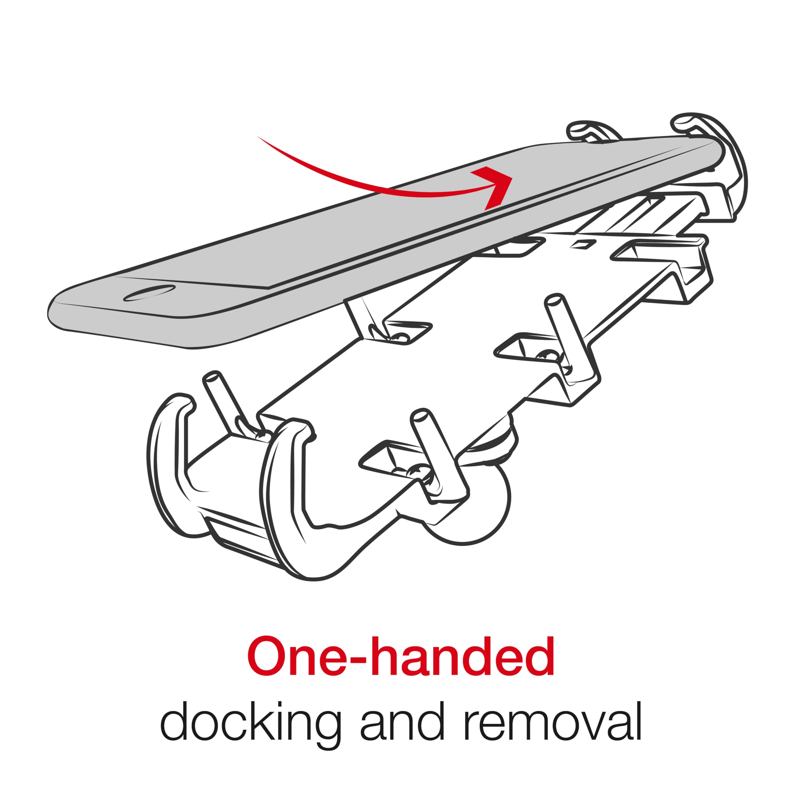 RAM MOUNTS Quick-Grip Phone Mount with RAM Tough-Strap Handlebar Base for Bikes and Motorcycle Handlebars - Perfect for Outdoor Cycling and Motorcycling Adventures