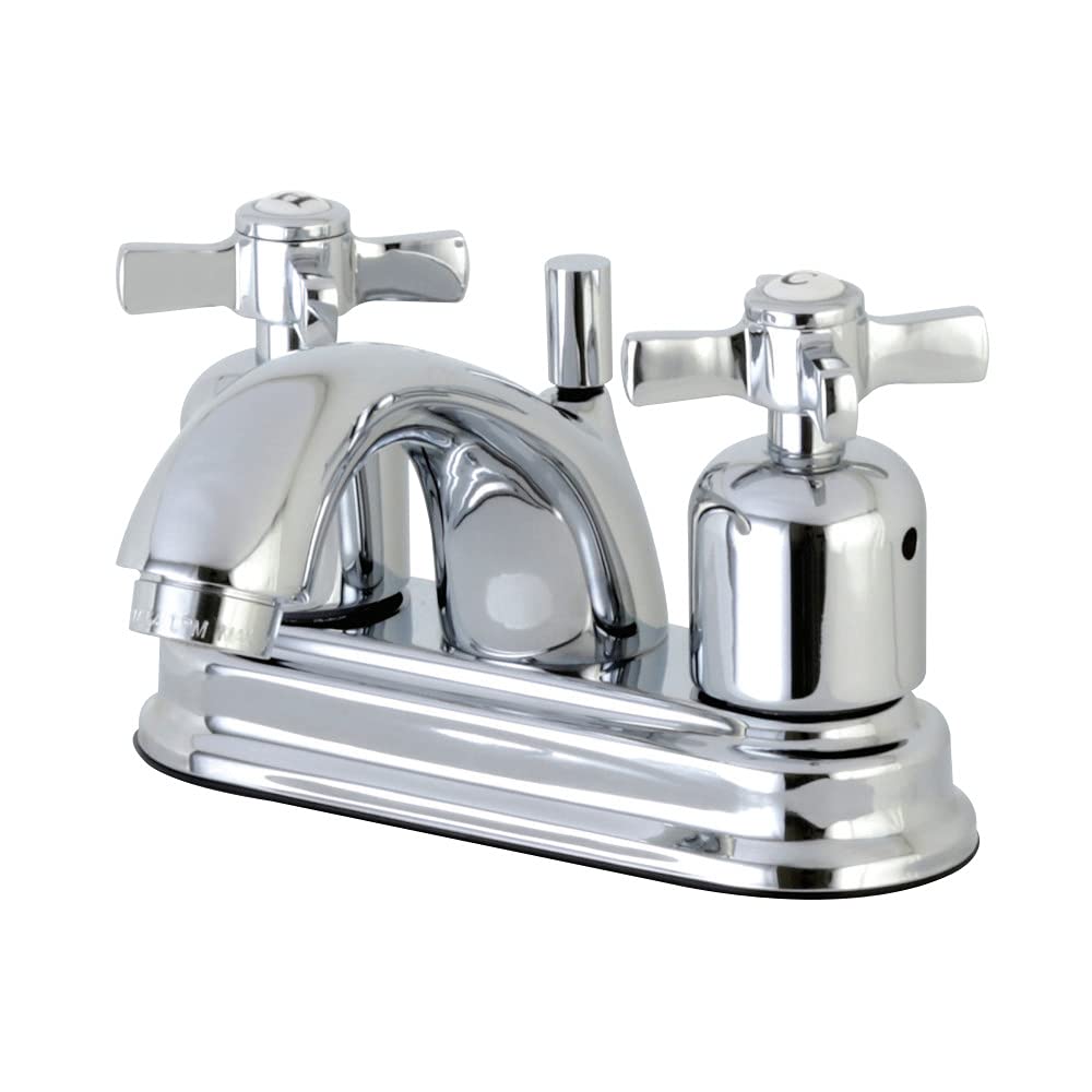 Kingston Brass FB2601ZX Millennium 4-Inch Centerset Bathroom Faucet - Polished Chrome Finish - Compact 6.13