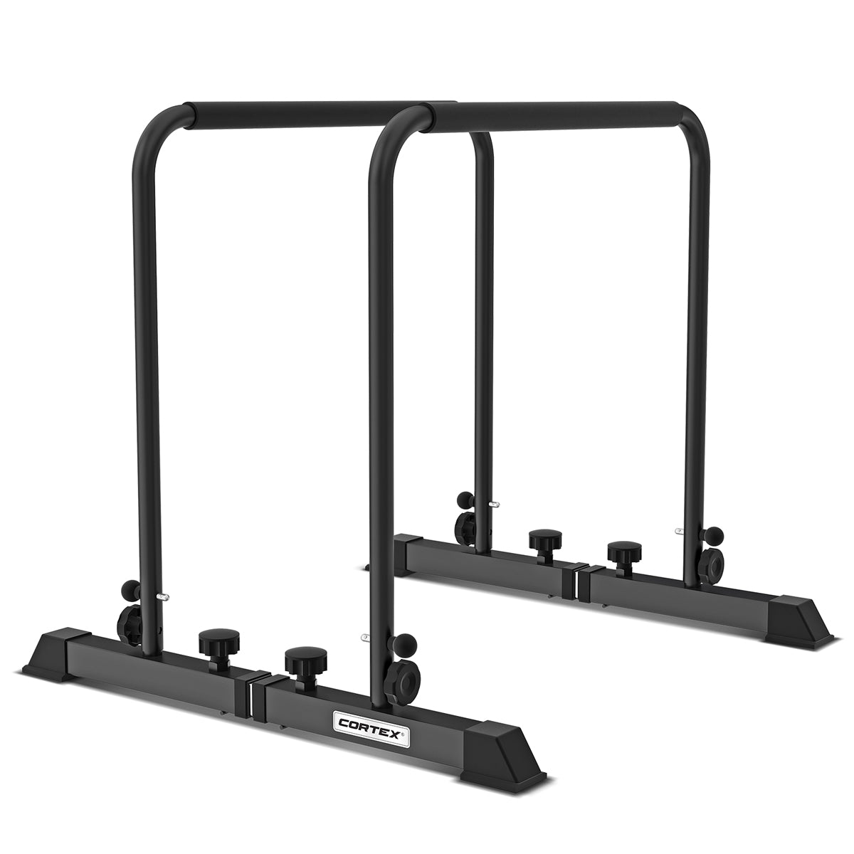 Adjustable Height & Width Cortex A2 Parallel Bars for Home Gym, CrossFit & Calisthenics Training - Perfect for Strength Building & Gymnastics Practice