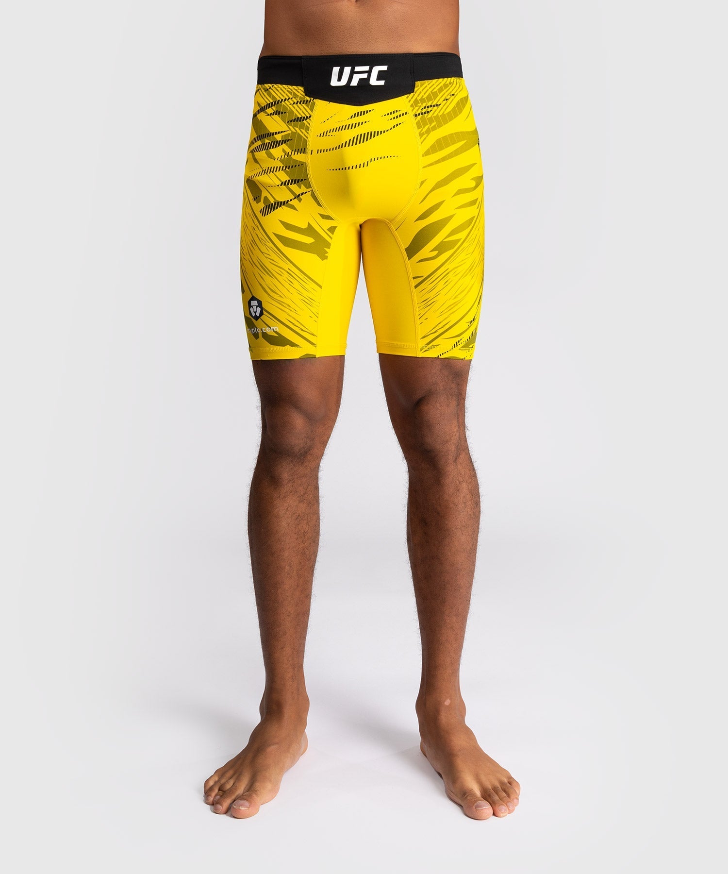 Venum UFC Fusion Authentic Men's Vale Tudo MMA Shorts - Yellow | Premium Fight Night Gear for Training & Competition