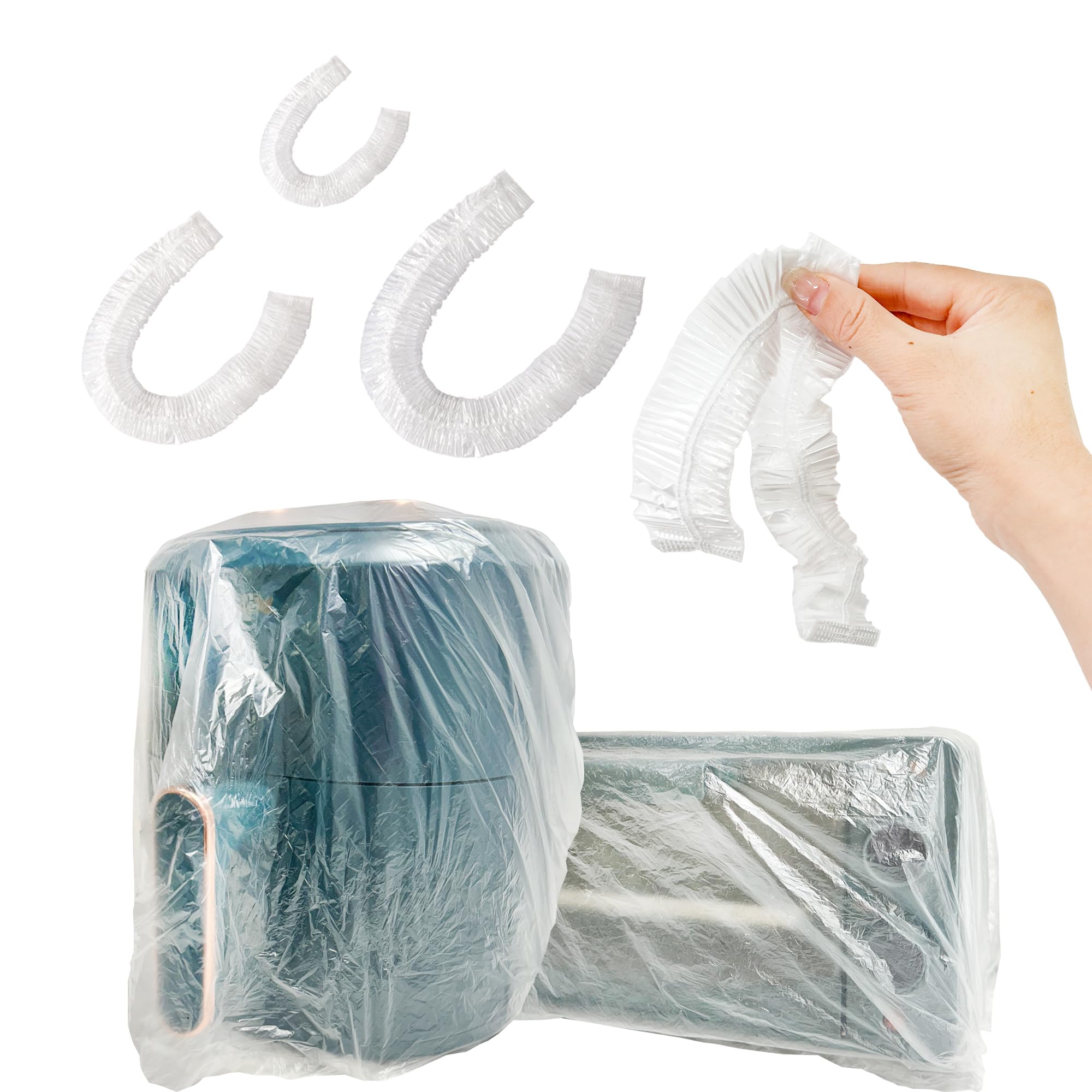 30PCS Clear Disposable Kitchen Appliance Covers - Thickened Elastic Dust Protector for Oven, Air Fryer, Blender, Toaster, Pressure Cooker (S/M/L) - Keep Appliances Clean & Dust-Free While Storing or Not in Use