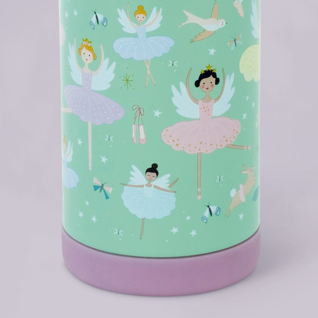 Floss & Rock Enchanted Water Bottle - Leak Proof Stainless Steel Insulated Drink Bottle for Kids, School, Travel & Outdoor Activities