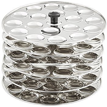 Premium 4-Tier Stainless Steel Idli Stand for Steaming Idlis - Durable & Rust-Free Mini Idly Maker for Indian Cooking, Perfect for Home Kitchens & Restaurants