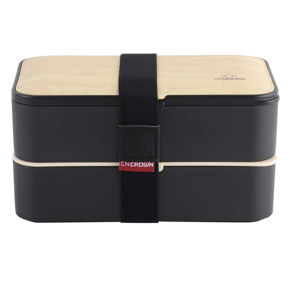 Cabilock 1200ml Double-Layer Insulated Lunch Box - Microwave Safe, Leak-Proof Bento Container for Food Storage & Meal Prep - Perfect for Office, School, Picnics & Travel (Black)