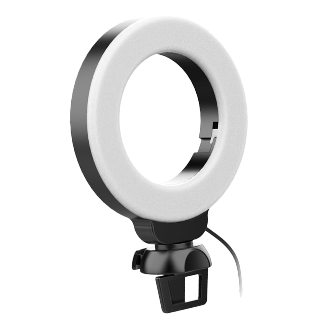 Hemobllo Laptop Mini Ring Light with Live Fill Light for Video Conferencing, Selfie, and Camera Lighting Kit – Perfect for Laptops, Computers, and Online Meetings