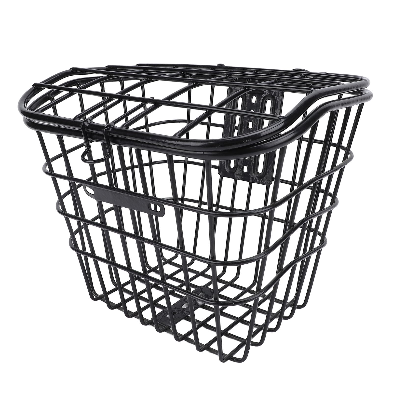**Metal Bike Front Basket with Removable Liner Bag - Durable Storage for Pets, Groceries & Bike Accessories - Easy Install for Bikes & Electric Scooters - Perfect for Commuting, Shopping & Outdoor Adventures**