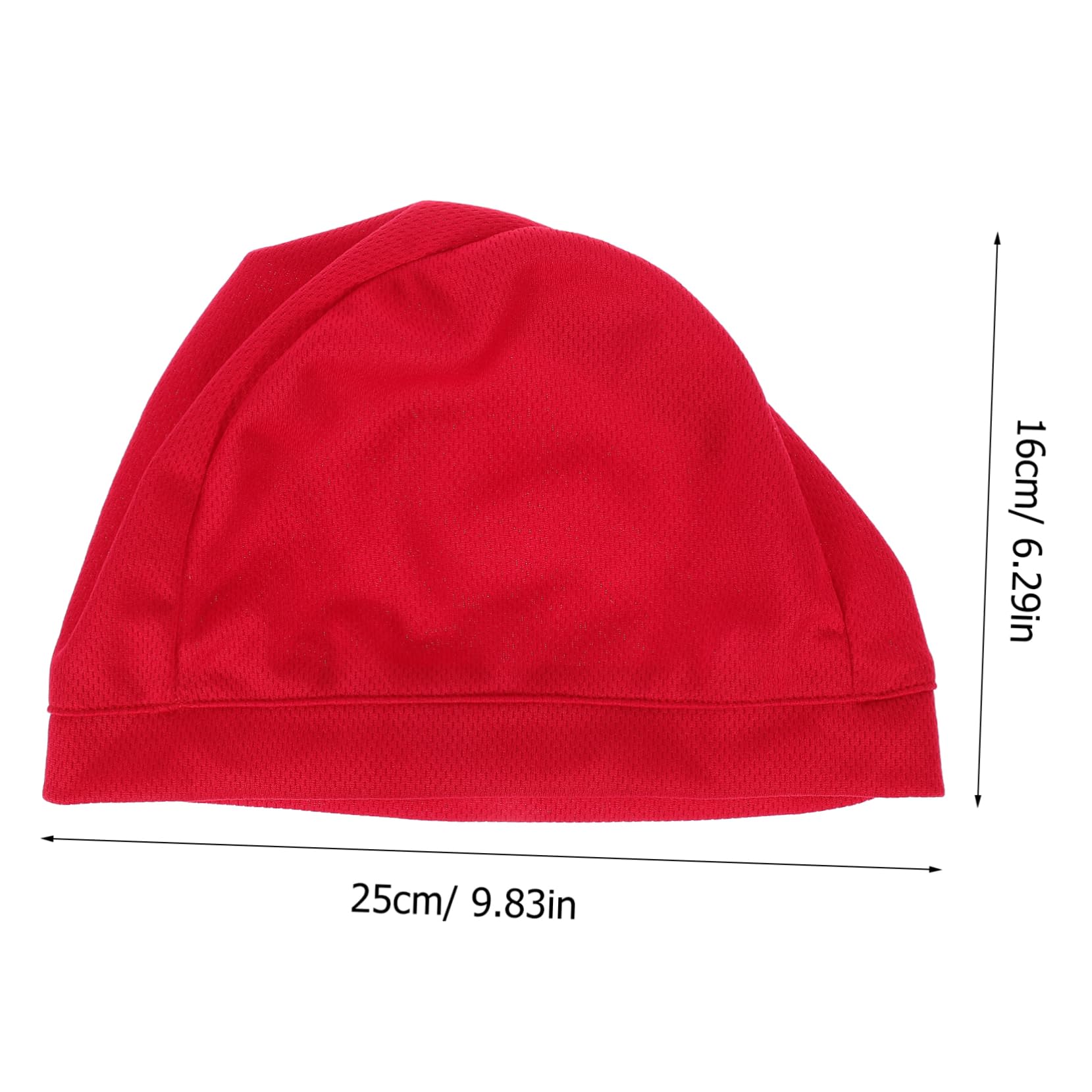 Toddmomy Unisex Cycling Helmet Liner - Breathable Protective Inner Cap for Motorcycle & Bike Helmets (Red) - Perfect for Commuting, Road Cycling & Outdoor Sports