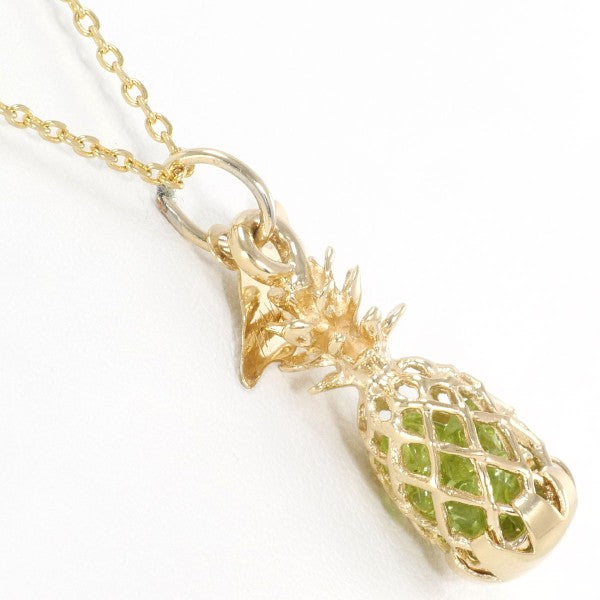14K Yellow Gold Natural Stone Necklace for Women - Elegant Gemstone Jewelry for Everyday Wear & Special Occasions