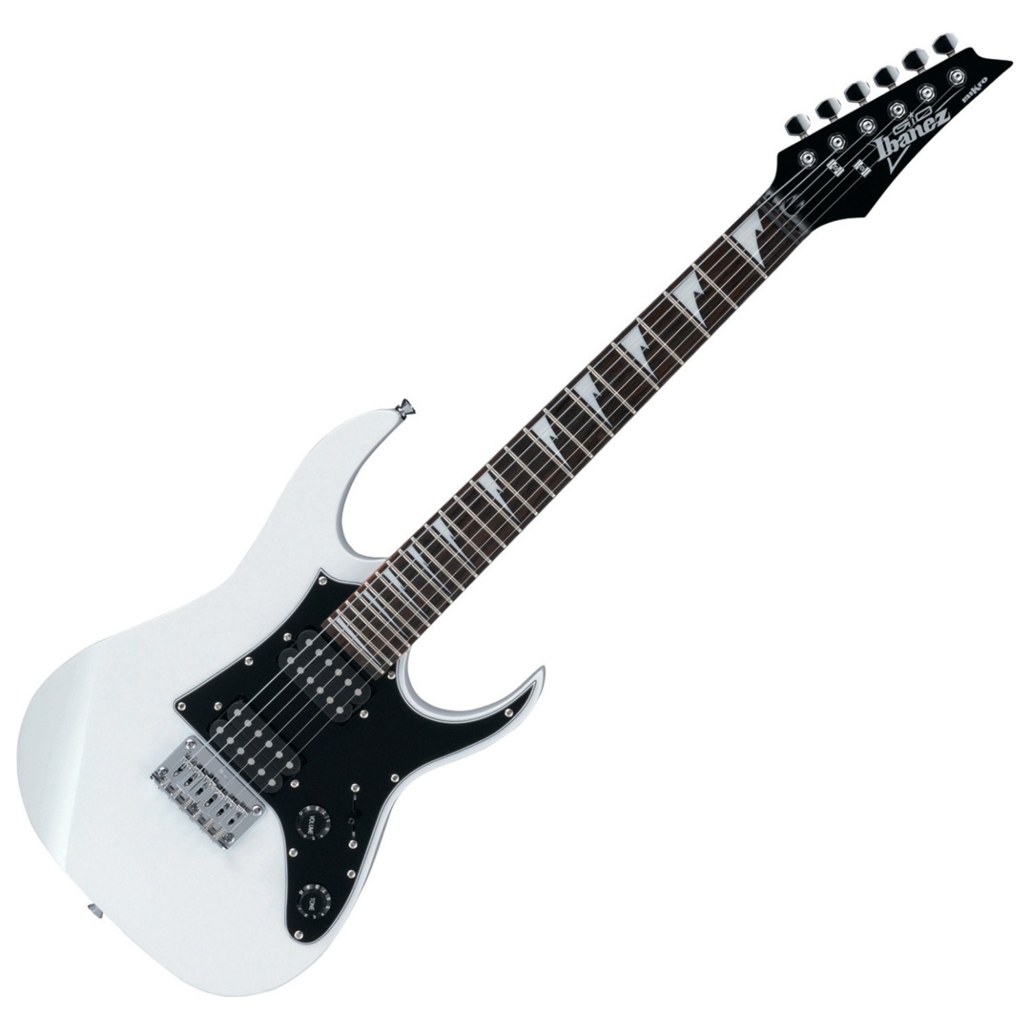 Ibanez GRGM21WH MIKRO Short Scale Electric Guitar - White | Compact Design for Beginners & Travel | Perfect for Small Spaces & Practice Sessions