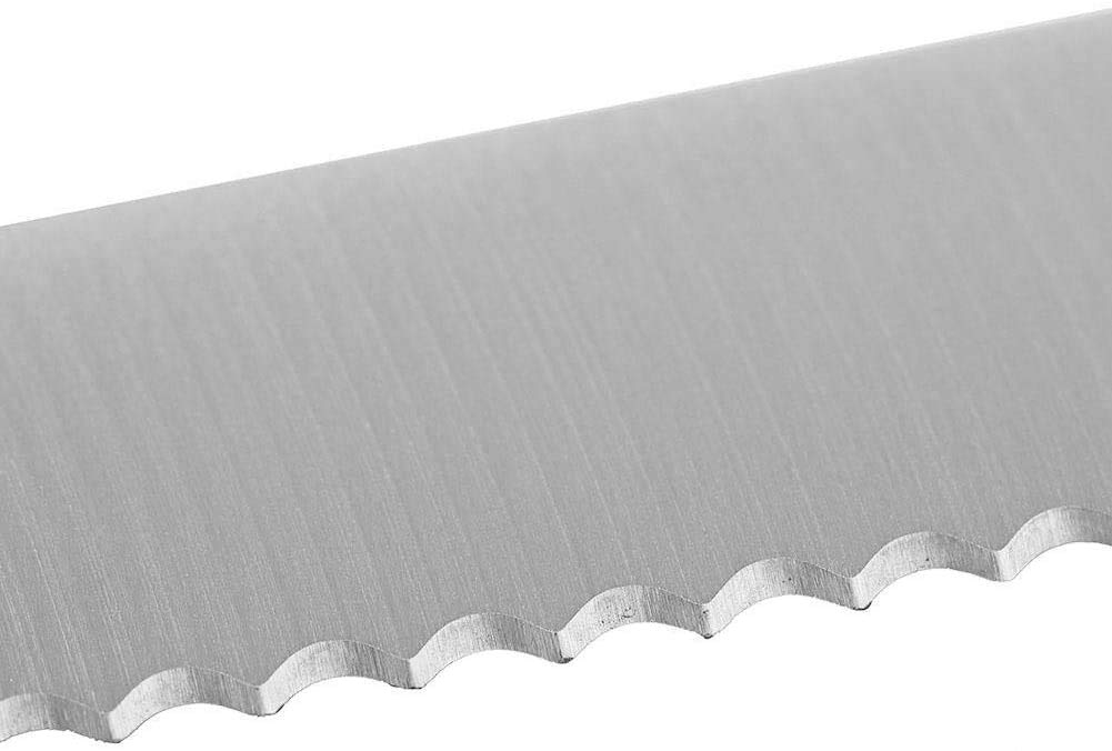 TOPINCN 10-Inch Stainless Steel Serrated Bread Knife - Sharp Bread Slicer for Cake, Loaf, Baguette - Perfect for Home Baking, Professional Kitchens & Gift Giving
