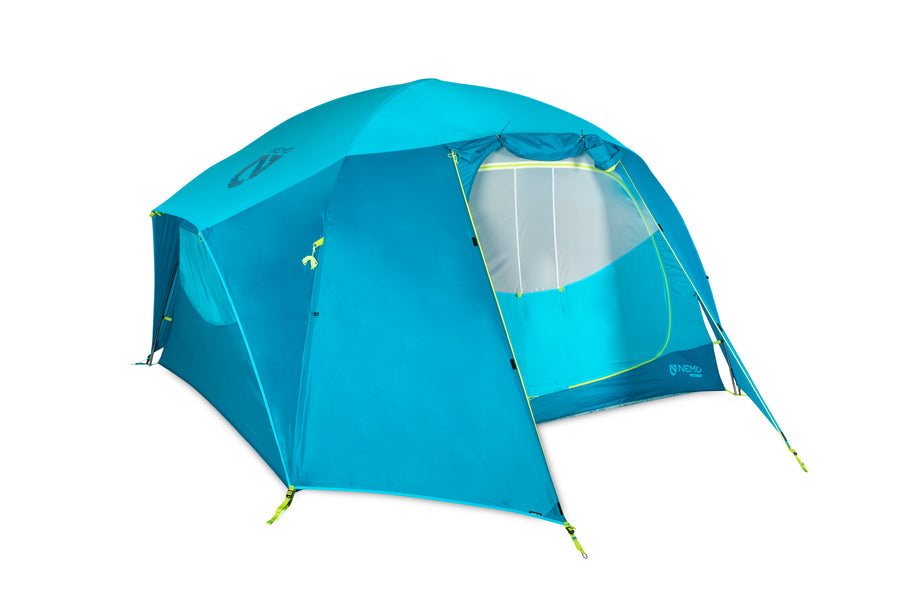 Aurora 6P High-Rise Camping Tent - 6 Person Waterproof Family Dome Tent with Rainfly - Perfect for Backpacking, Hiking & Outdoor Adventures