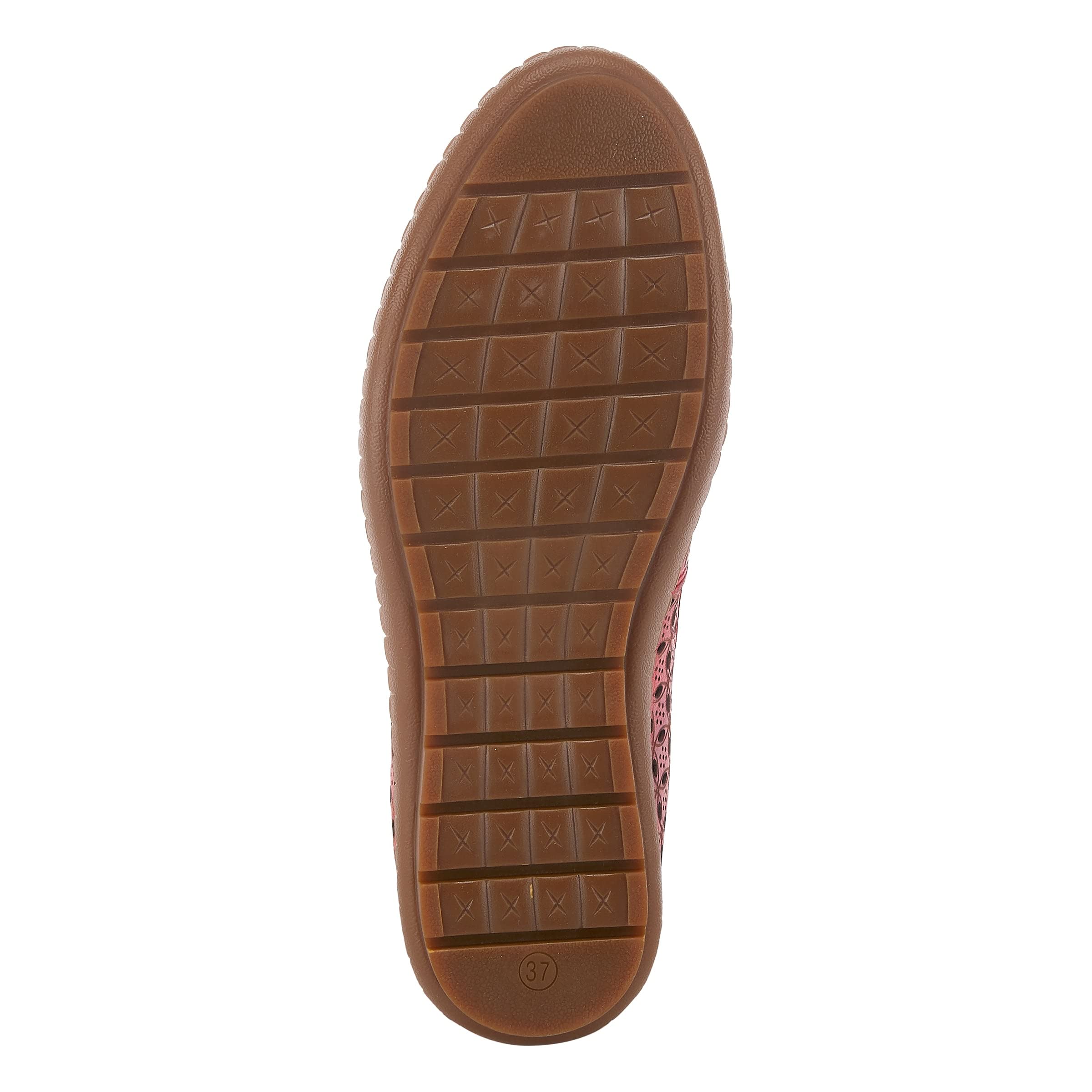 Spring Step Oralis Leather Loafers for Women - Comfortable Slip-On Casual Shoes with Cushioned Rubber Outsole & Low Heel - Perfect for Office, Travel & Everyday Wear