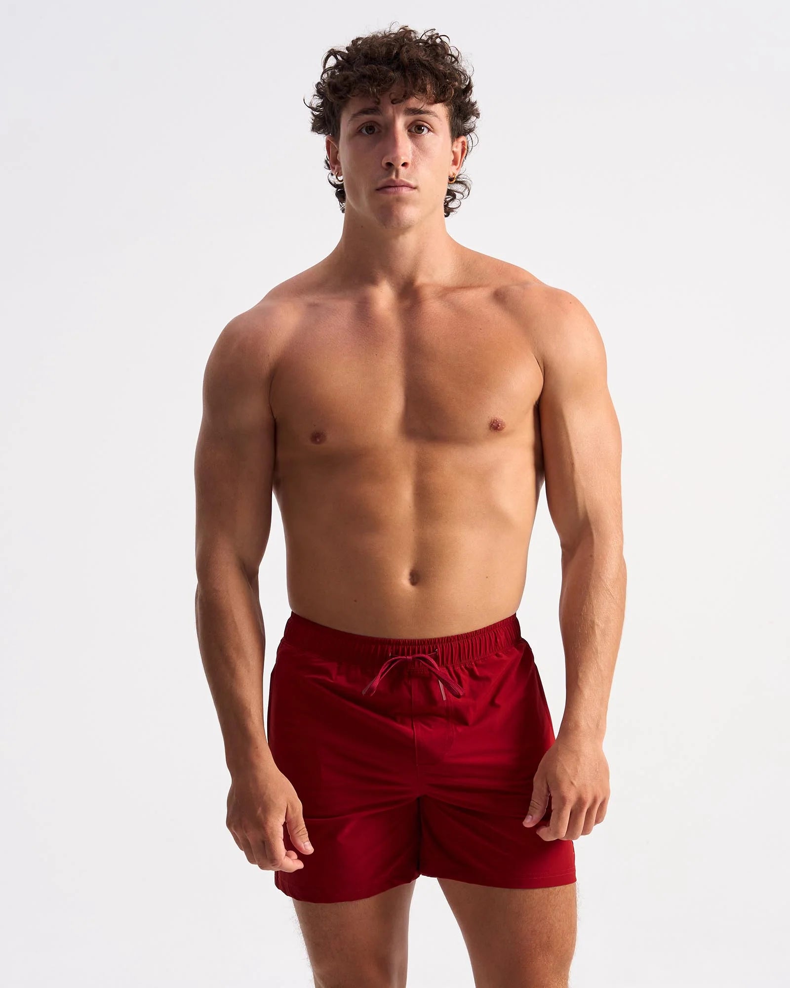 Teamm8 Bolt 5 Short Sleeve Running Shirt - Red | Moisture Wicking Athletic Top for Men | Perfect for Jogging, Gym Workouts & Outdoor Sports