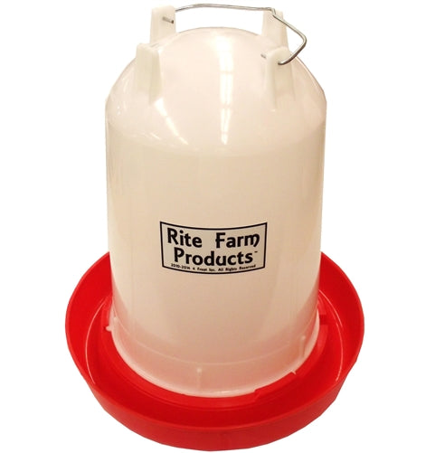 Extra Large 3.7 Gallon Chicken Waterer - Heavy Duty Poultry Drinker for Hens, Ducks & Geese - BPA Free Plastic Farm Water Container - Perfect for Coops, Backyard Flocks & Outdoor Poultry Farming