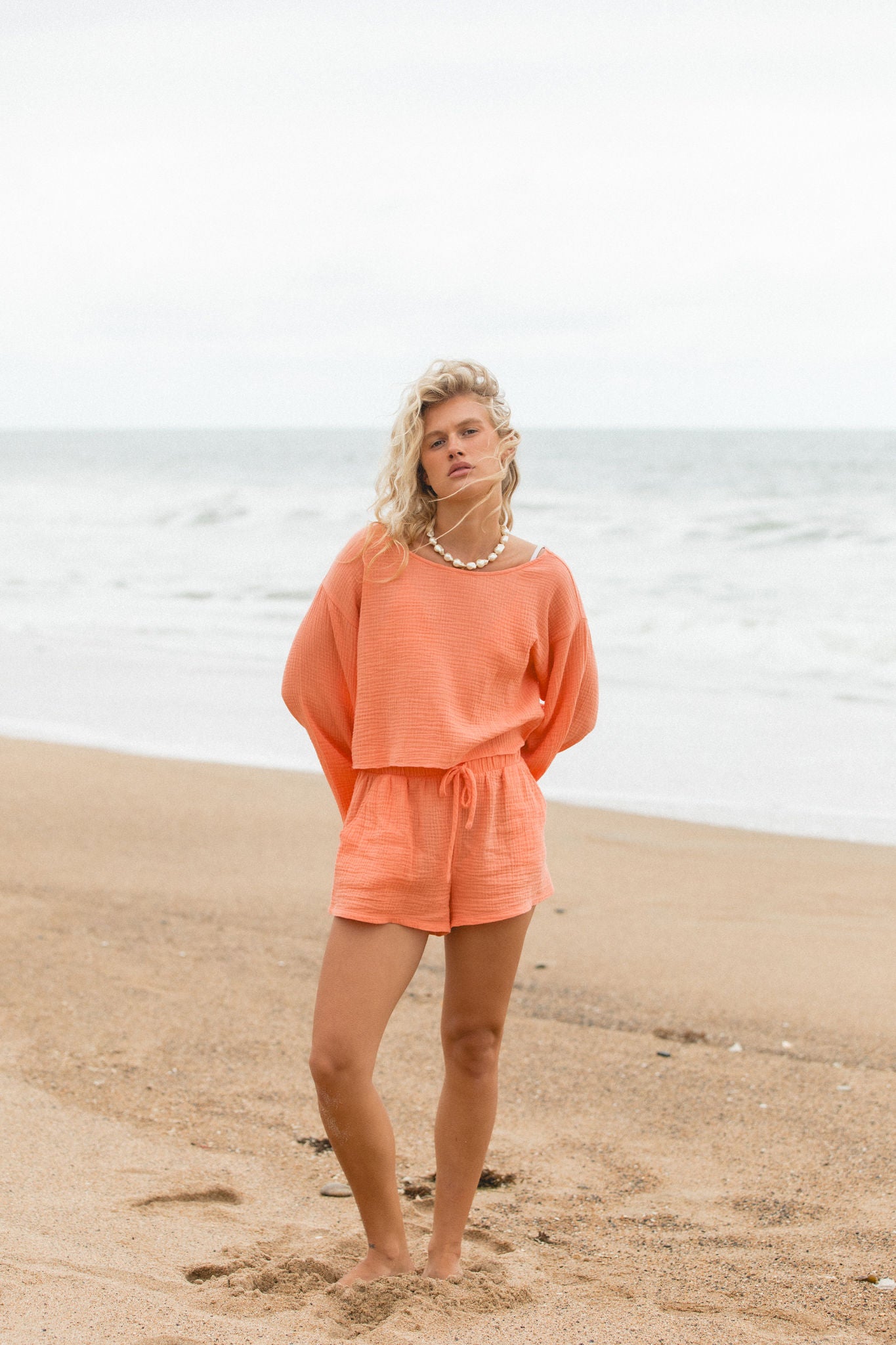 Breathable Cotton Gauze Shorts for Women - Comfortable Summer Casual Wear | Perfect for Beach, Yoga & Lounge