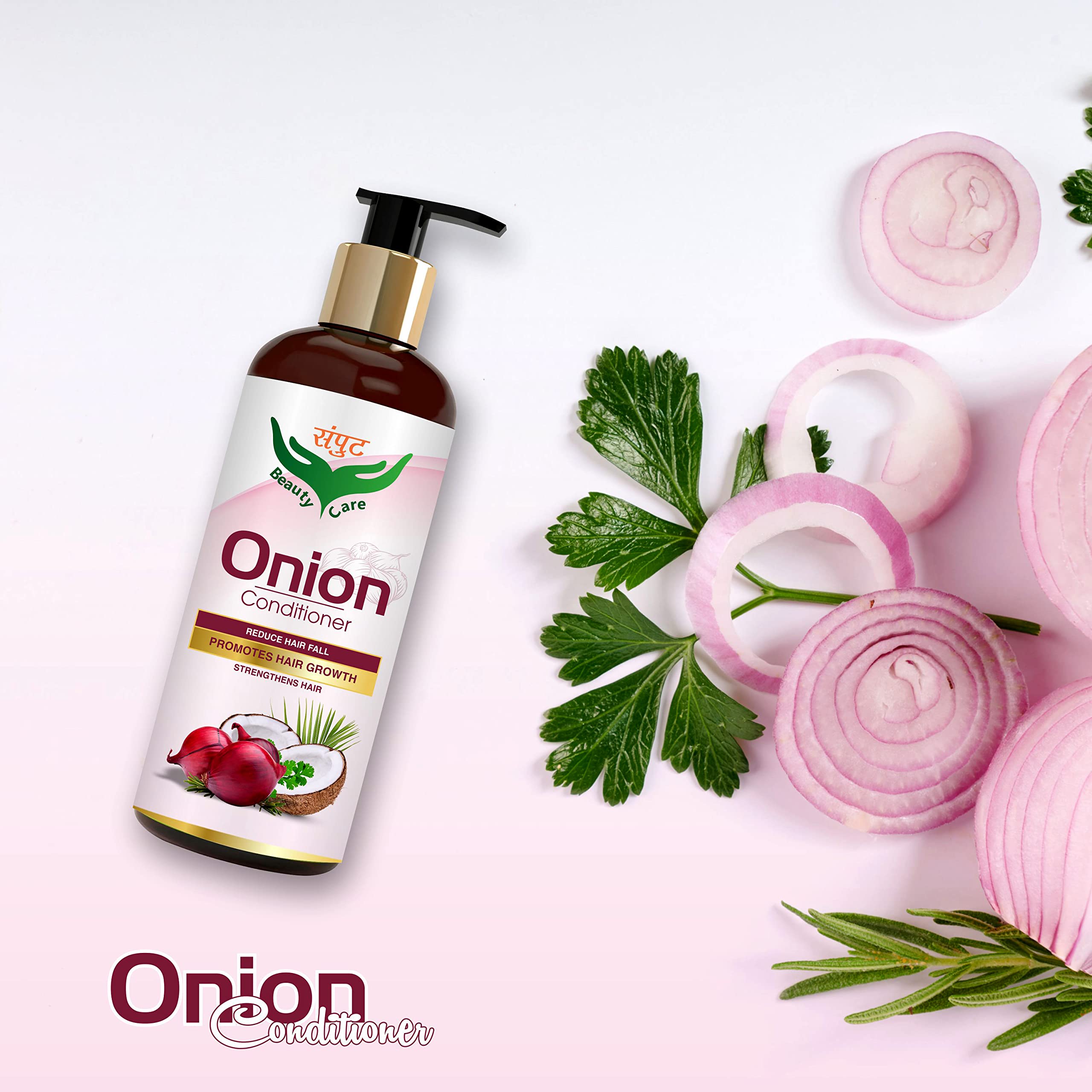 Adivasi Herbal Onion Hair Conditioner - 250ml Moisturizing Treatment for Hair Growth & Fall Control - Men & Women - Perfect for Dry, Damaged Hair & Scalp Care