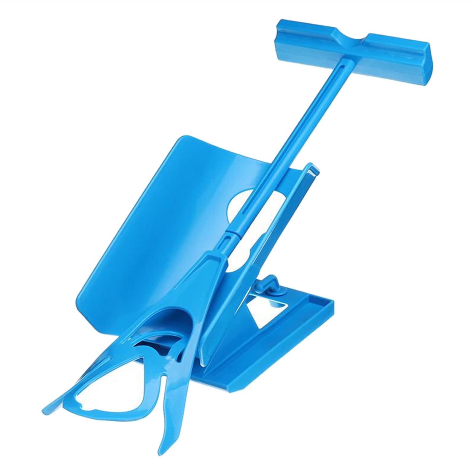 Non-Slip Sock Aid Kit with Shoe Horn - 1pc Sock Slider Assist Tool for Elderly & Disabled - Helps Put On Socks Without Bending - Perfect for Arthritis Patients & Post-Surgery Recovery (Blue)