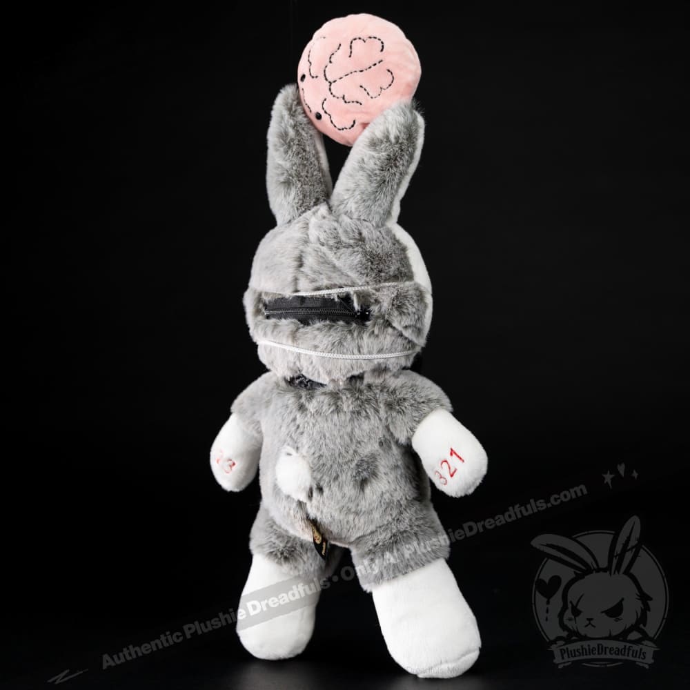 Plushie Dreadfuls OCD Rabbit - Soft Stuffed Animal Toy for Anxiety Relief, Mental Health Awareness & Comfort - Perfect for Therapy, Gifts, and Emotional Support