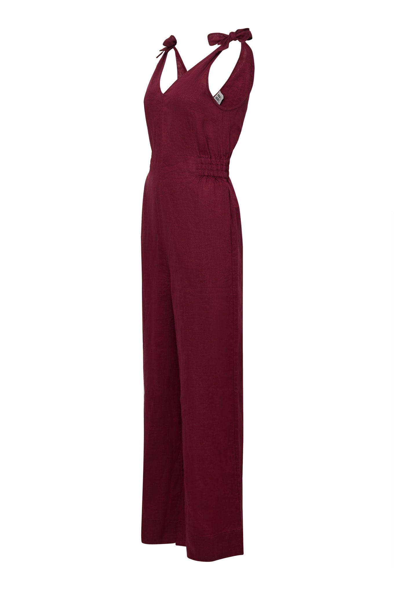 Floss Women's Linen Jumpsuit in Berry | Summer Casual Romper for Beach, Vacation & Everyday Wear