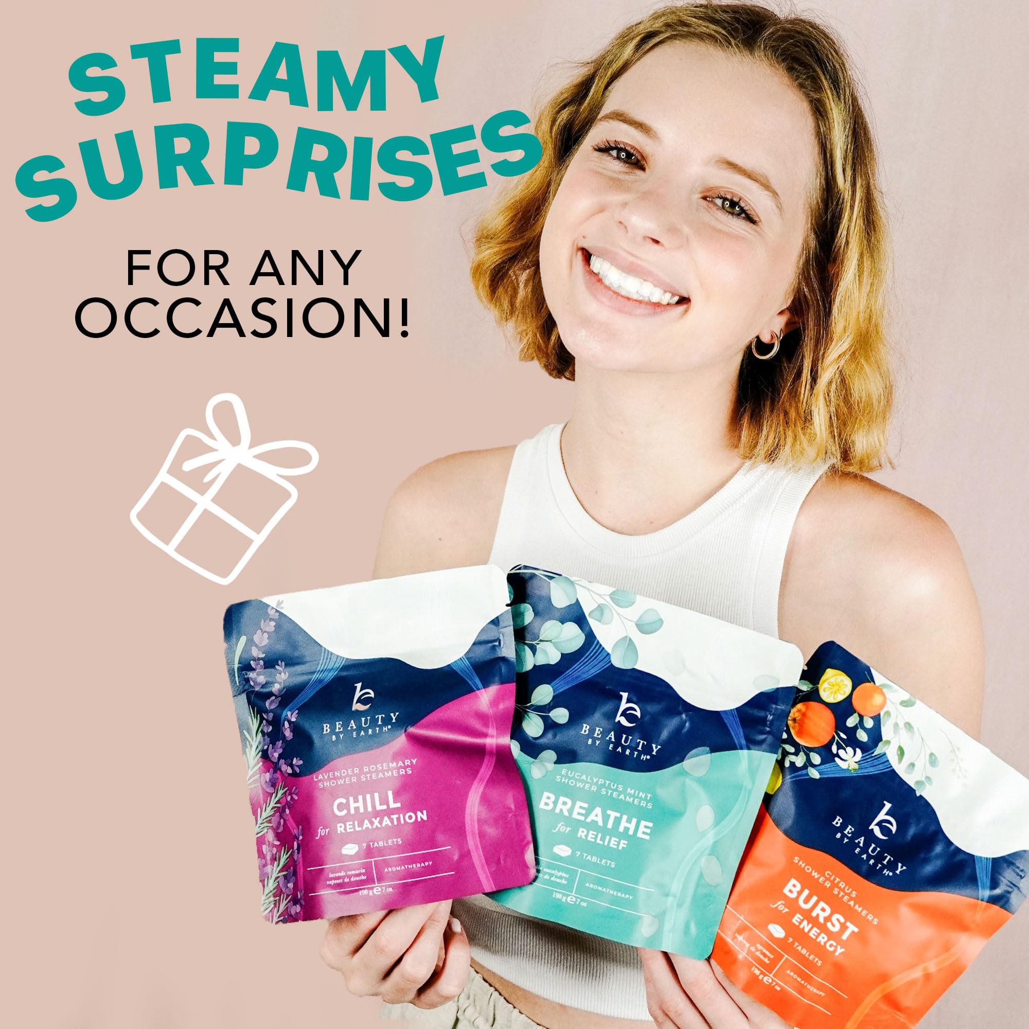 Aromatherapy Shower Steamers with Eucalyptus Essential Oil - Natural USA-Made Shower Bombs for Cold Relief & Relaxation, Spa Gifts for Women & Men, Perfect Self Care Gifts for Stress Relief & Better Sleep - Use in Bathroom for Ultimate Spa Experience at Home