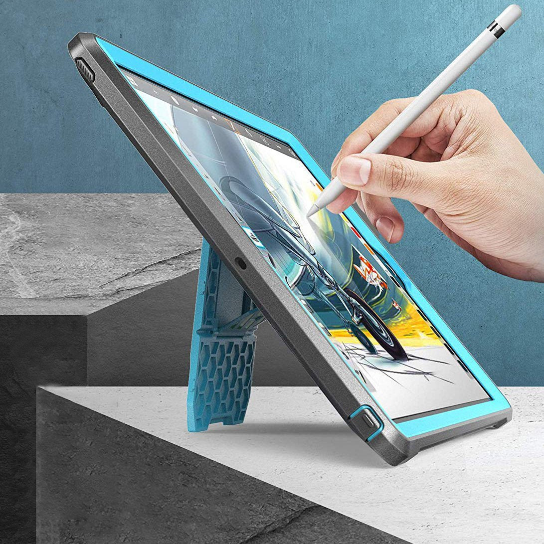 iPad 10.2 Inch Unicorn Beetle PRO Rugged Case - Shockproof & Drop Protection - Blue (Open Box) - Perfect for Outdoor Adventures, Construction Work & Daily Commuting
