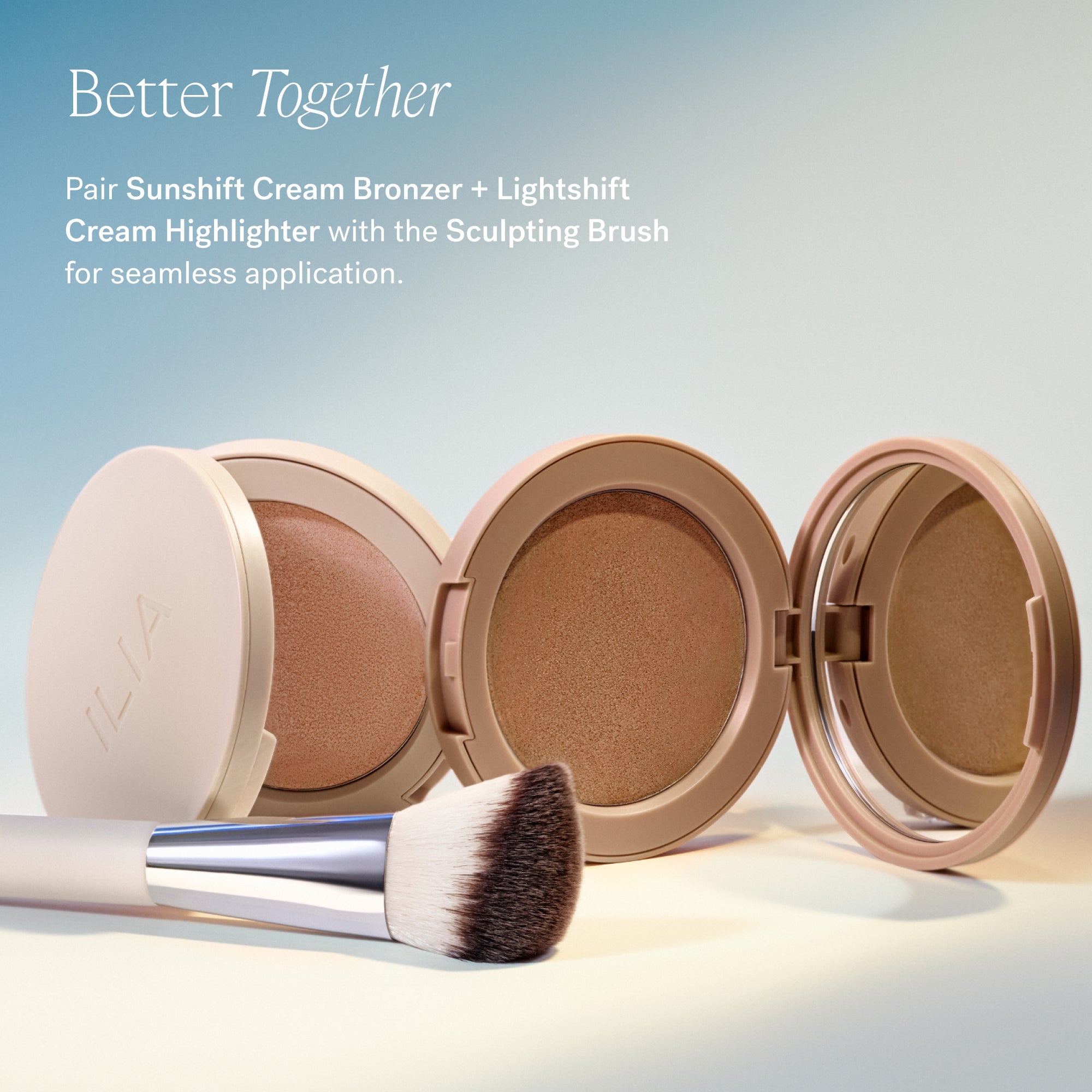 Sunshift Cream Bronzer - Natural Matte Bronzing Makeup for Sun-Kissed Glow | Perfect for Contouring & Everyday Wear