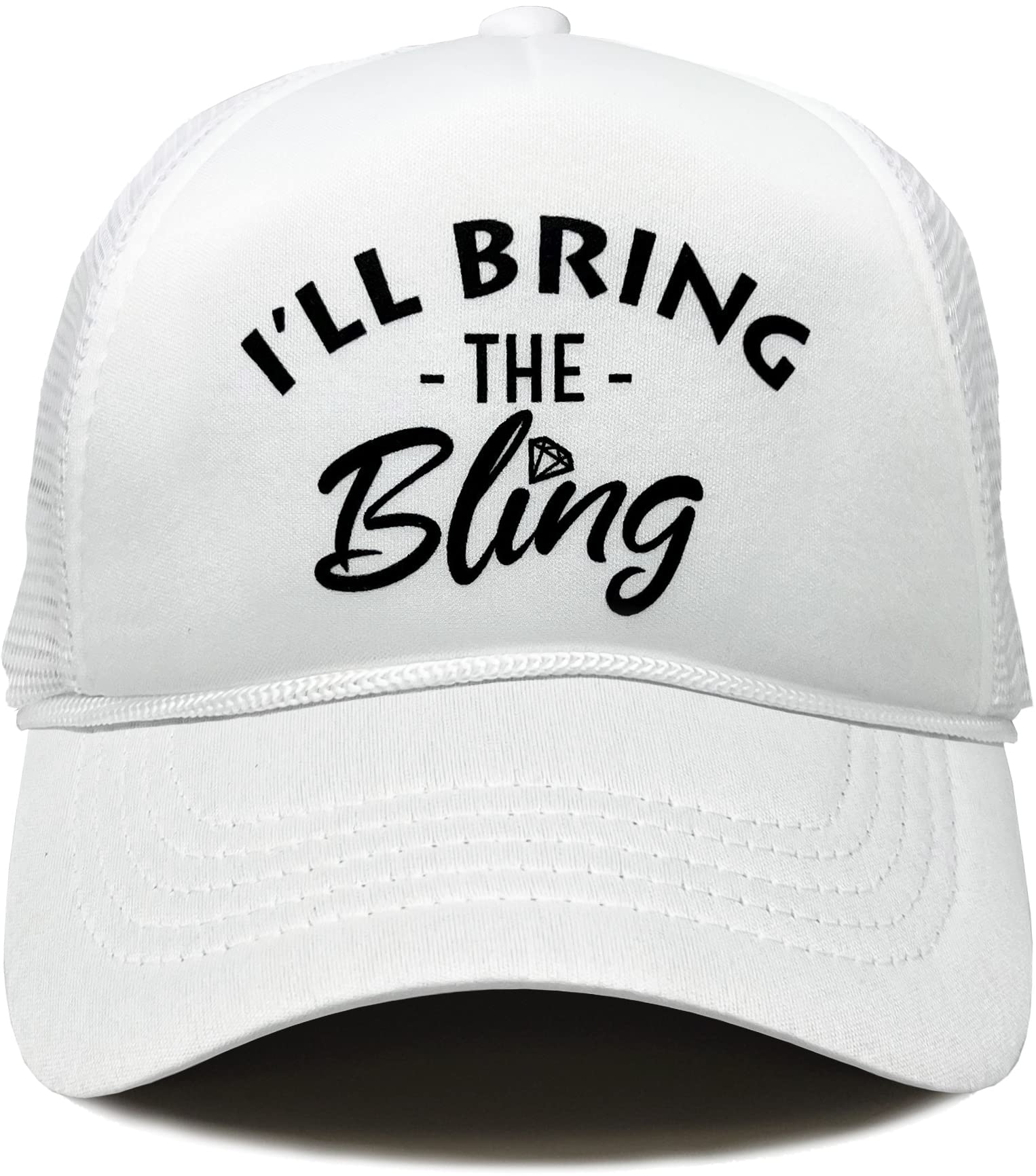 Funky Junque Bride-to-Be Bachelorette Party Foam Trucker Snapback Hat | Women's Wedding Party Accessories | Perfect for Bachelorette Parties, Bridal Showers & Girls' Night Out