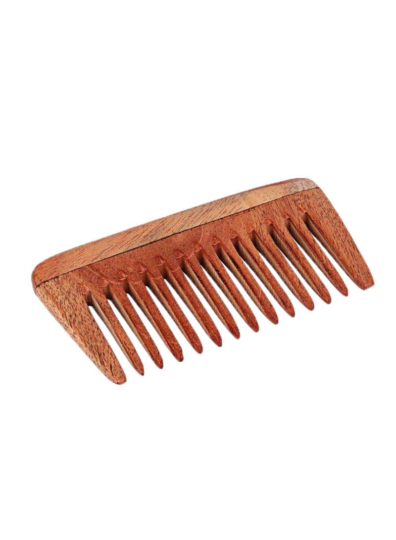CartKing Neem Wooden Comb for Hair Growth - Natural Anti-Hair Fall & Anti-Dandruff Wood Comb for Women & Men - Handmade in Bengal Villages - Pocket-Sized Neem Wood Comb for Healthy Scalp & Shiny Hair - Perfect for Daily Hair Care, Travel & Ayurvedic Hair Treatment