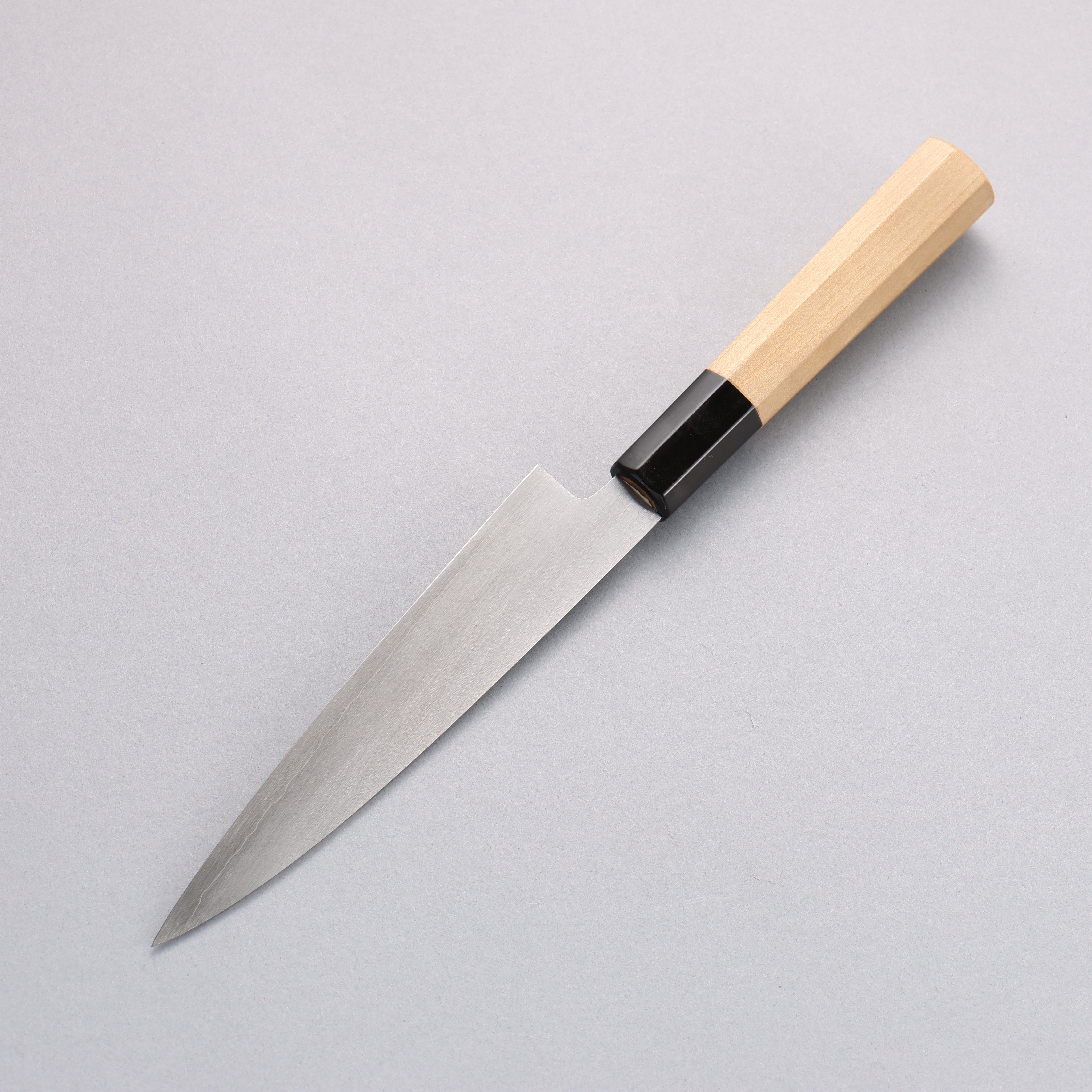 Minamoto Akitada 150mm Petty Utility Knife - Japanese Silver Steel No.3 Kasumitogi Blade with Magnolia Wood Handle - Perfect for Slicing, Peeling & Precision Kitchen Tasks