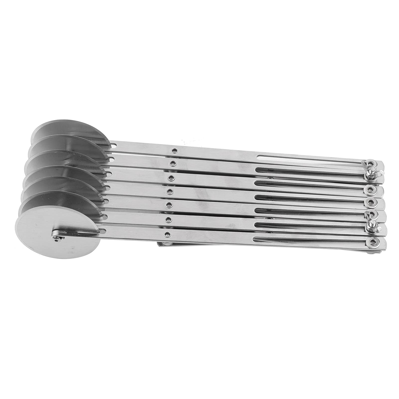 Stainless Steel Multi-Wheel Pizza Cutter - Professional Dough Divider & Pastry Slicer for Pizza, Bread, Waffles & Baking | Heavy Duty Kitchen Tool for Home & Restaurant Use
