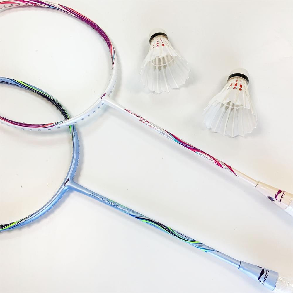 Li Ning Bladex 73 Light Unstrung Badminton Racket 6U [Blue] AYPS059 - Professional Badminton Racket for Speed & Control - Perfect for Training & Competitive Play