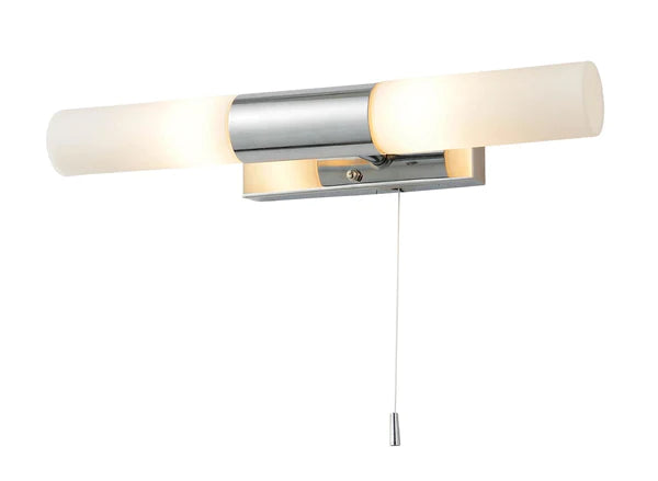 Aries 2-Light Wall Sconce IP44 Waterproof Outdoor Lighting for Patio, Porch, and Garden Decor