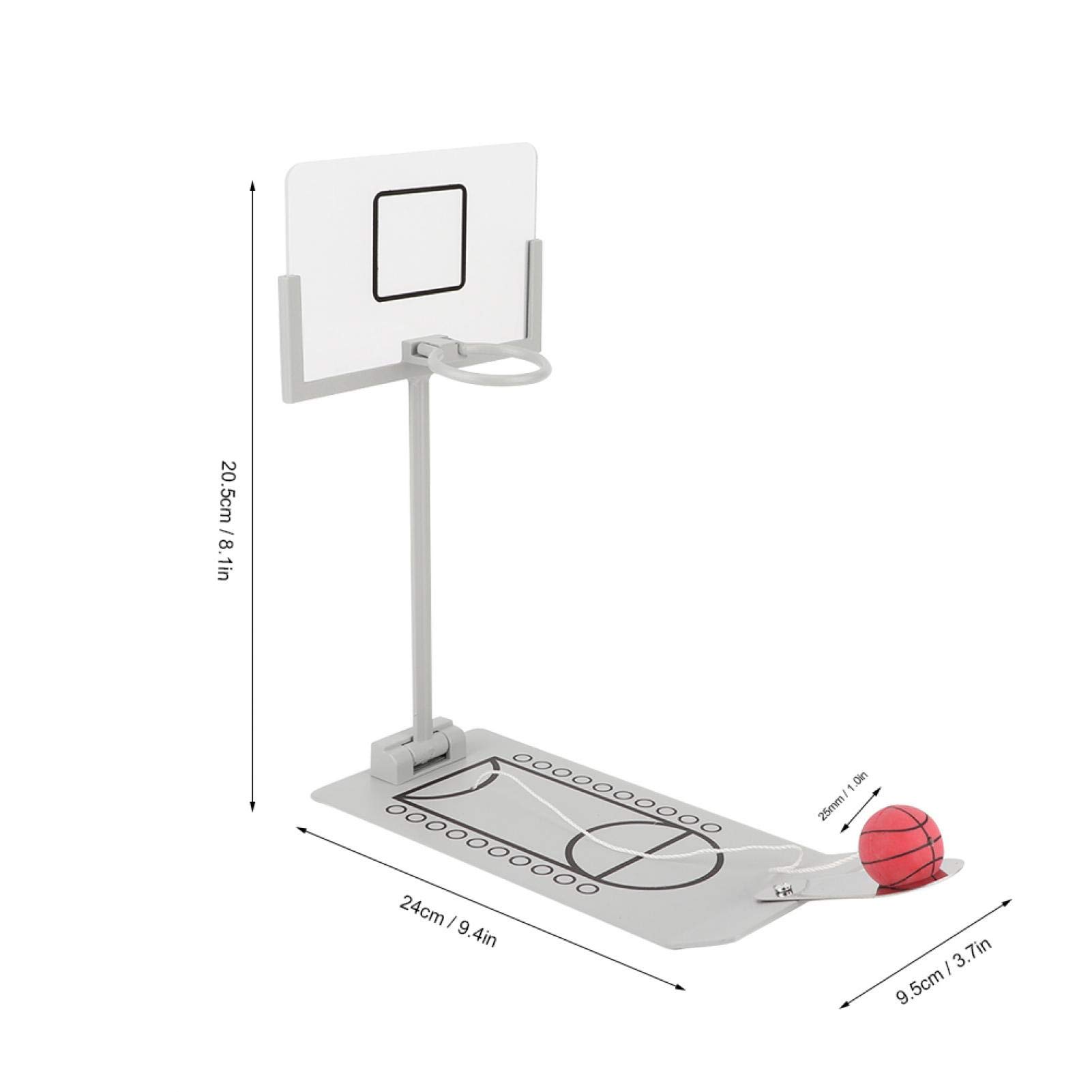 Mini Desktop Basketball Game Set - Fun Tabletop Basketball Toy for Office & Home Decor - Perfect Gift for Basketball Lovers - Great for Stress Relief, Office Breaks & Game Room Decor