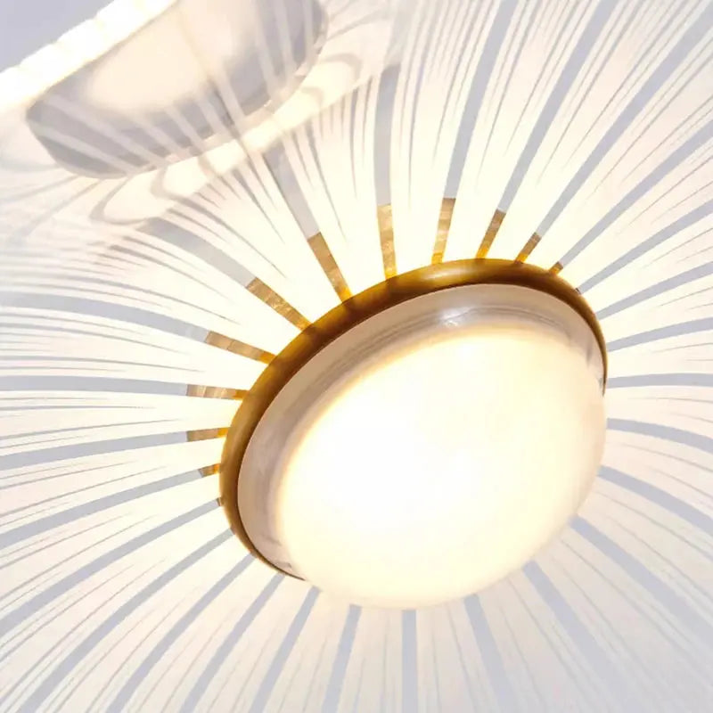 Modern Mushroom Lotus Leaf LED Chandelier - Elegant Ceiling Light Fixture for Living Room, Bedroom, Dining Room & Office Decor