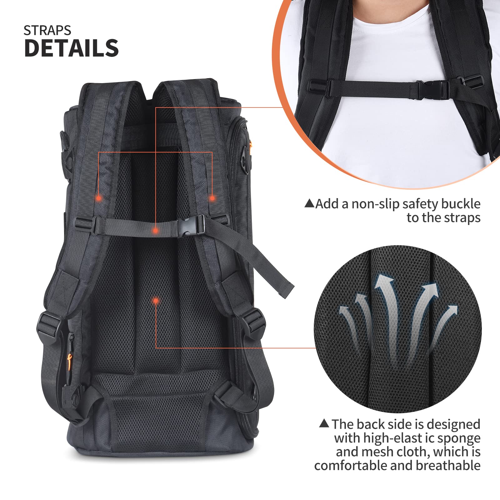 JBL Partybox 110 Speaker Bag - Waterproof Portable Carrying Case for JBL Partybox 110/120 Bluetooth Speakers - Travel Storage Backpack for Outdoor Parties, Camping & Events