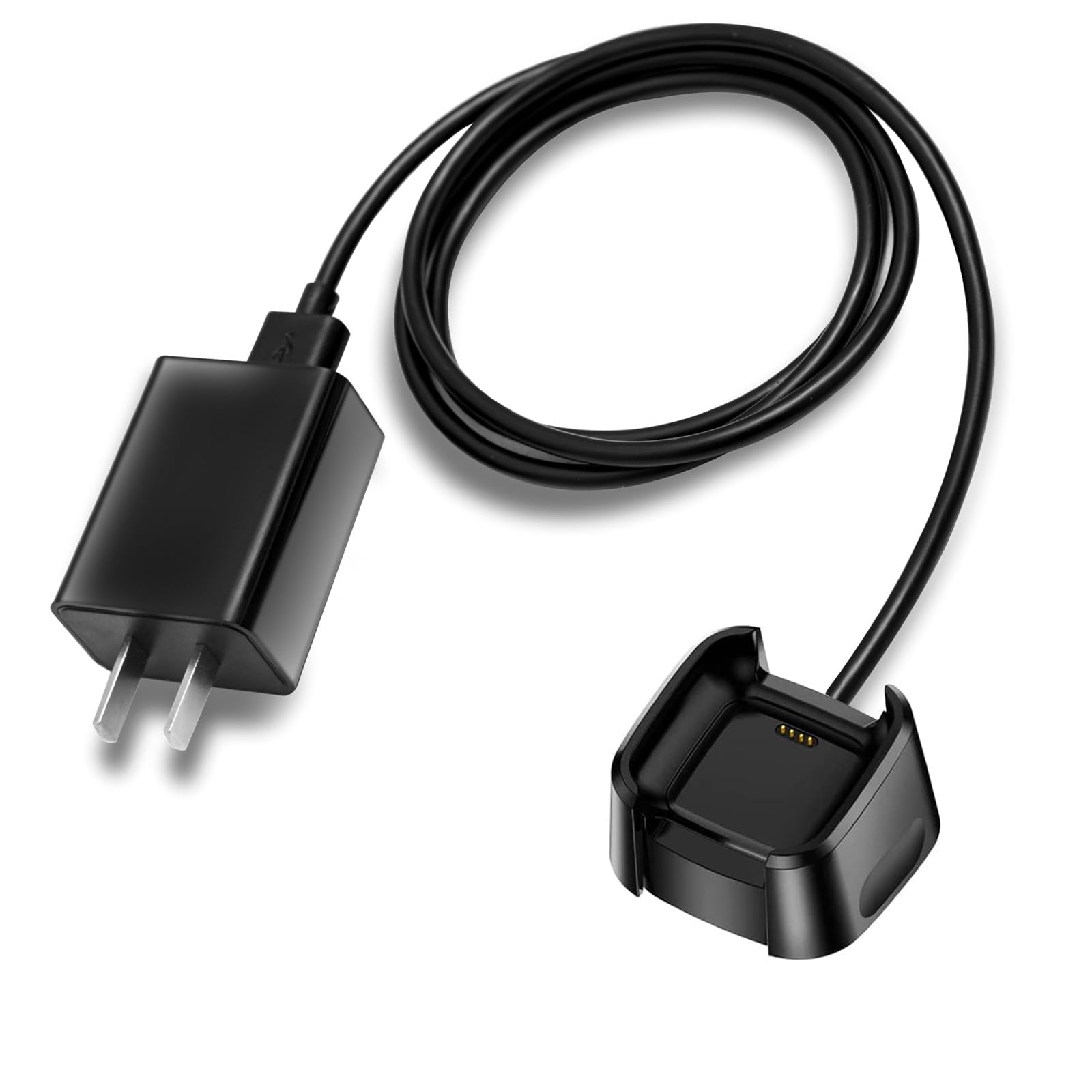 Fast Wall Charger for Fitbit Versa 2 - USB Charging Cable Replacement Dock (Not for Versa 2 Lite) | Compatible with Versa 2 Smartwatch | Perfect for Home, Office & Travel Charging