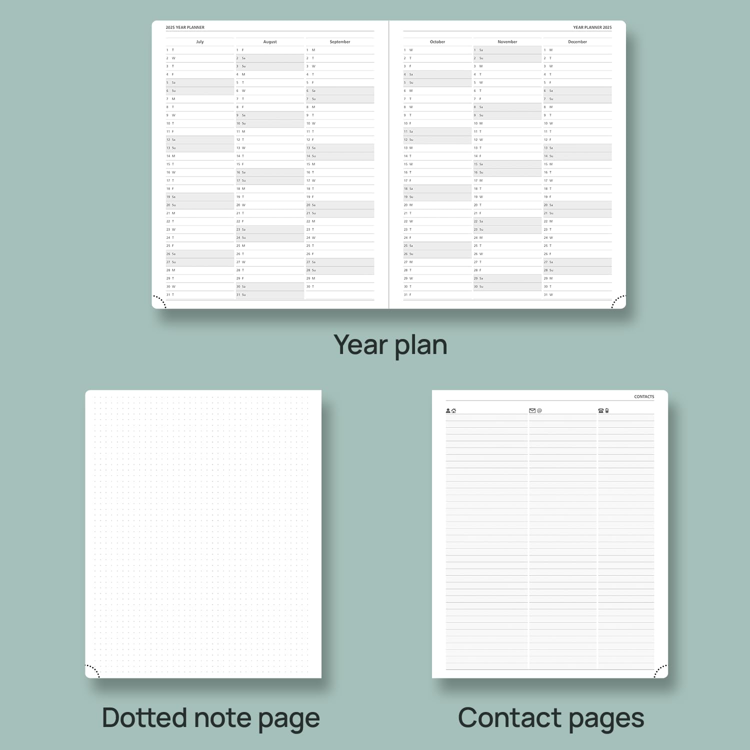 POPRUN 2024-2025 Academic Planner (8.5
