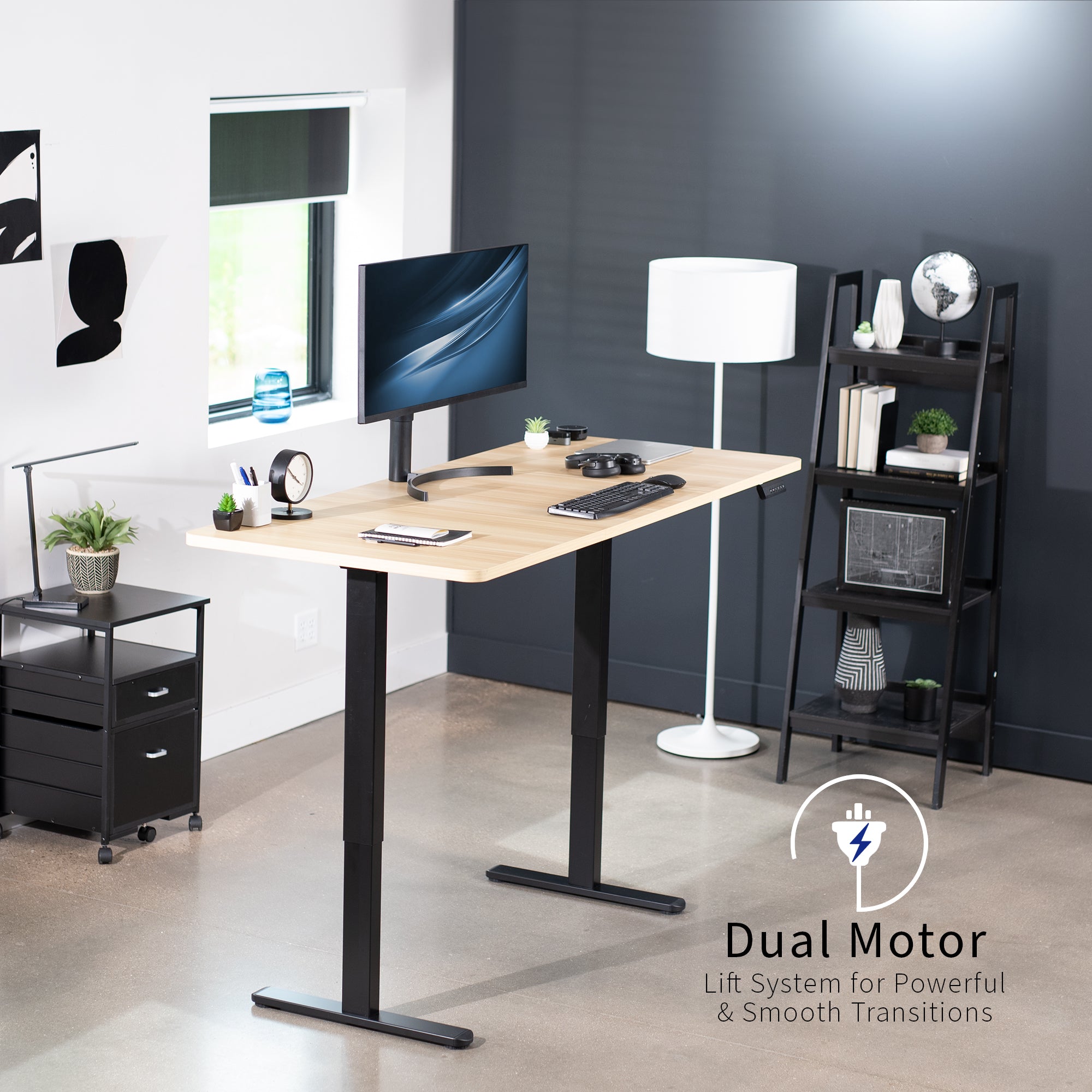 E2 Series 71 x 30 Dual Motor Electric Standing Desk - Adjustable Height Home Office Desk for Work & Study | Perfect for Small Spaces & Ergonomic Workstations